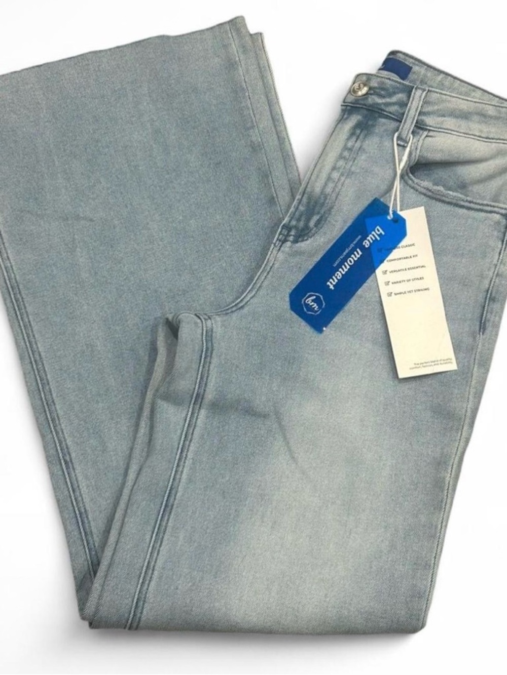 Blue Moment Light Wash Denim Jeans with Tag